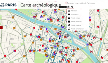 Les filtres historiques de la carte archéologique de Paris