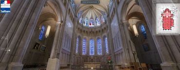 La croisée du transept rénovée en 2017