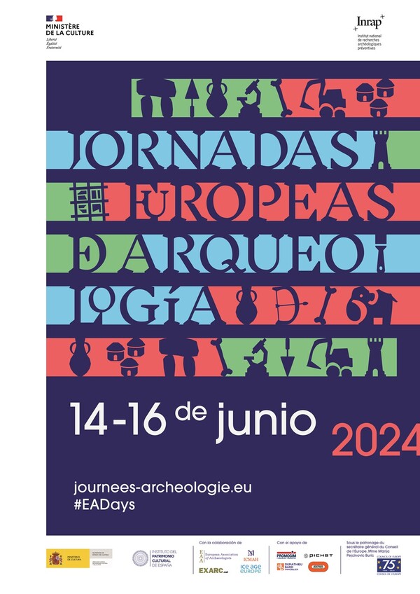 Affiche des Journées européennes de l'archéologie 2024
