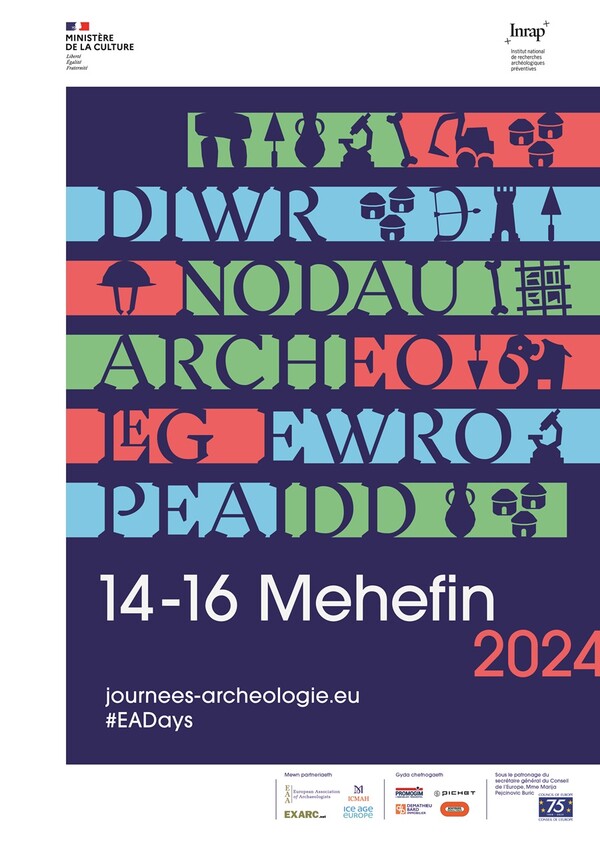 Affiche des Journées nationales de l'archéologie 2024