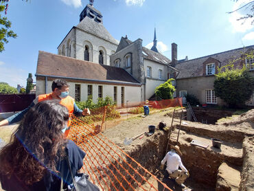 Fouilles archéologiques 2021 à l'abbaye