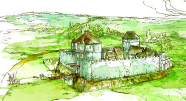 Château d'Orville - reconstitution