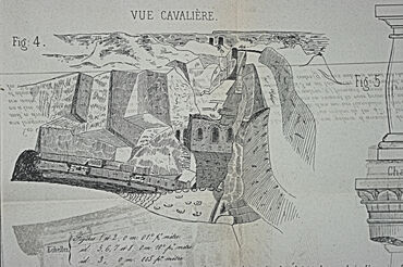 Carnet de fouilles en 1865