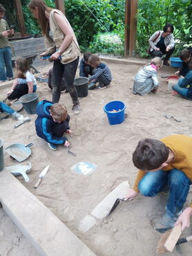 Atelier de fouilles archéologiques