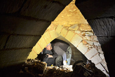 Atelier archéologie en immersion dans un souterrain