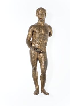 Brončana statueta atleta (diskofor), pronađena u Petrinji, prva pol 1. st.