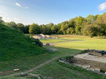 Vue du site depuis le théâtre antique