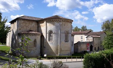 Abbaye d'Arthous, chevet de l'ancienne église abbatiale