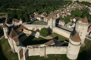 Vue du ciel - Château de Blandy