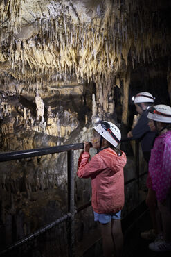 Visite de la grotte