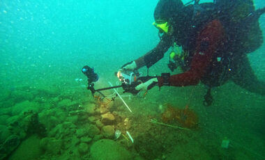 Un fouilleur sous-marin