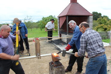 forgeage de la loupe de fer