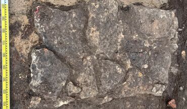 Fragment of a 14th -15th century pavement