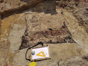 Dokumentacja obiektu podczas prac archeologicznych w Głogowie