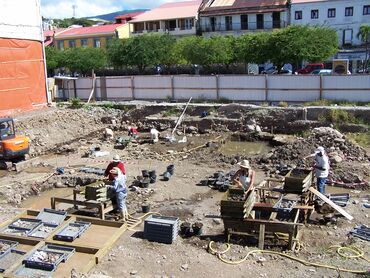 Vue Site d'archéologie préventive, site amérindien, Port Autonome de Basse-Terre 4